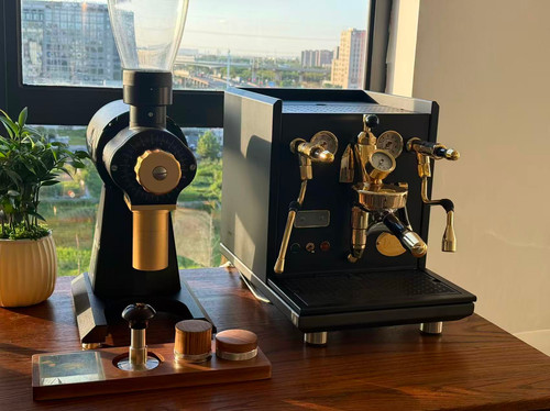 Mahlkonig EK43/43S 粉受けカップ ＋ノブ (ゴールド) Mahlkonig EK43/43S Magnetic Dosing Cup & Knob (Gold) | wowa