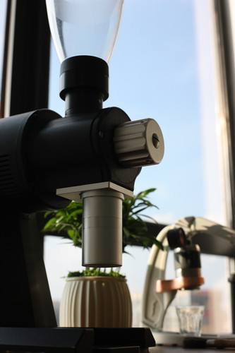 Mahlkonig EK43/43S Magnetic Dosing Cup & Knob (Silver)) | wowa