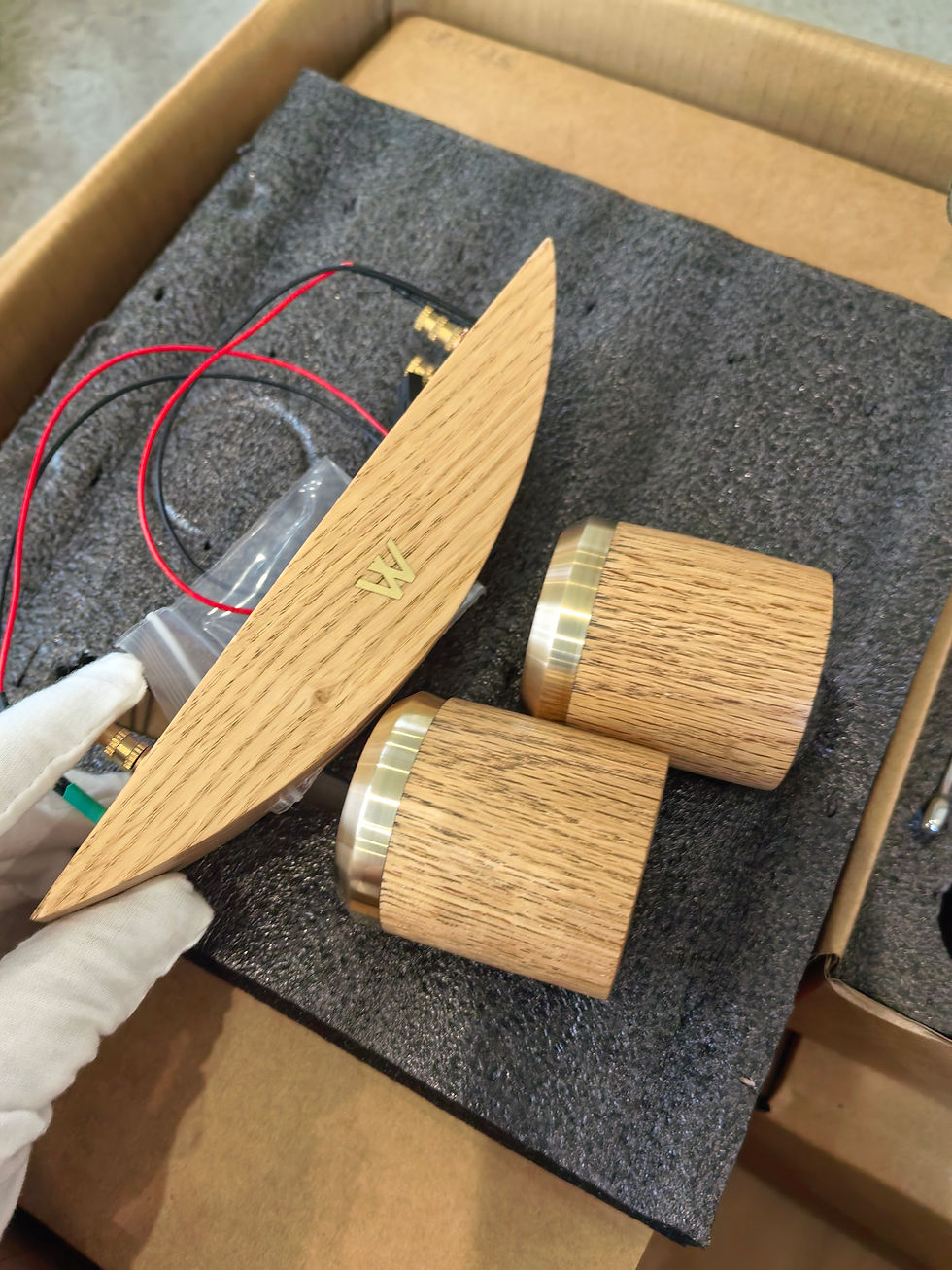 Miniatura: MiniR - Wooden set: Cylinder knobs