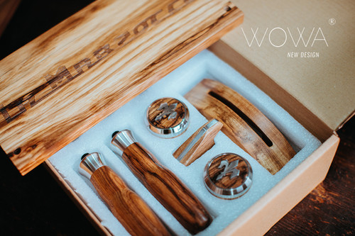No timer)Stainless Steel & Wood Modification kit for Mini | wowa