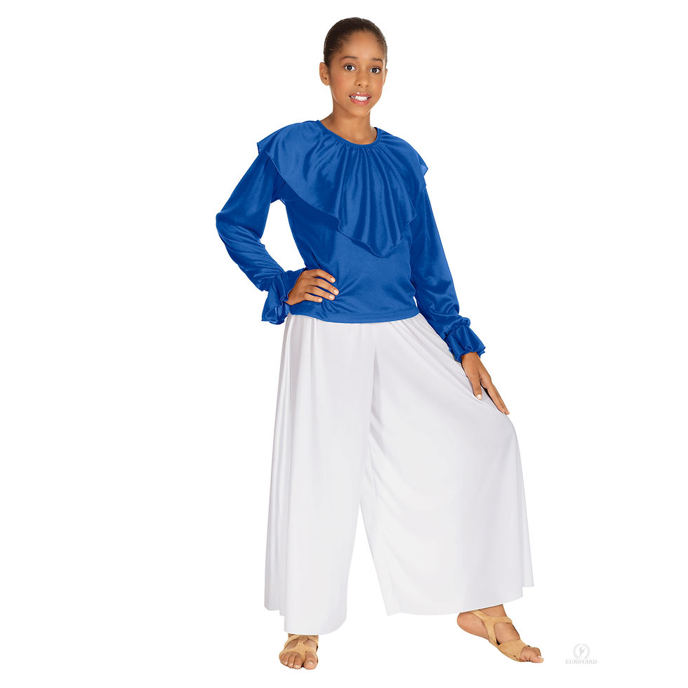 Miniatura: 13736C Blusa con cuello chal
