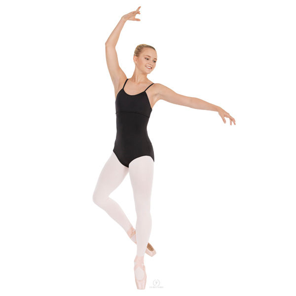 Thumbnail: Eurotard Girls Microfiber Multi-Way Camisole Leotard