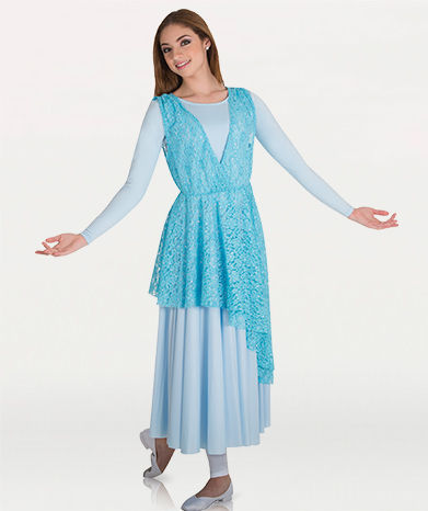 Thumbnail: 626  Lace Asymmetrical Overlay