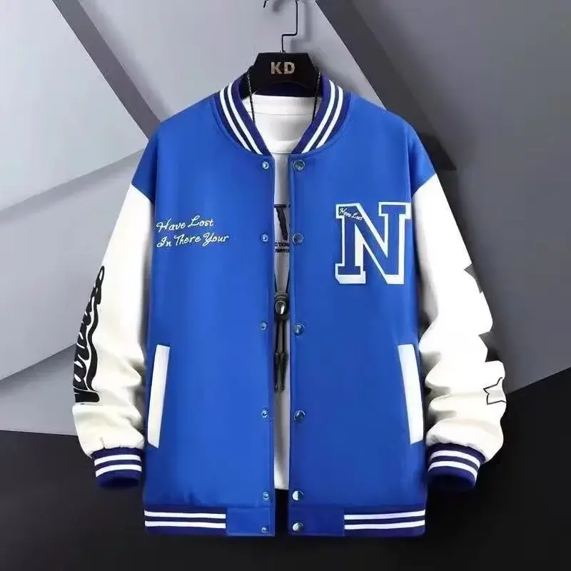 Thumbnail: Embroidered Varsity Windbreaker Jacket
