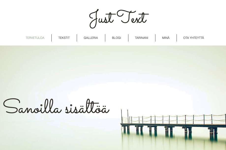 Just Text / Piia Vuorio