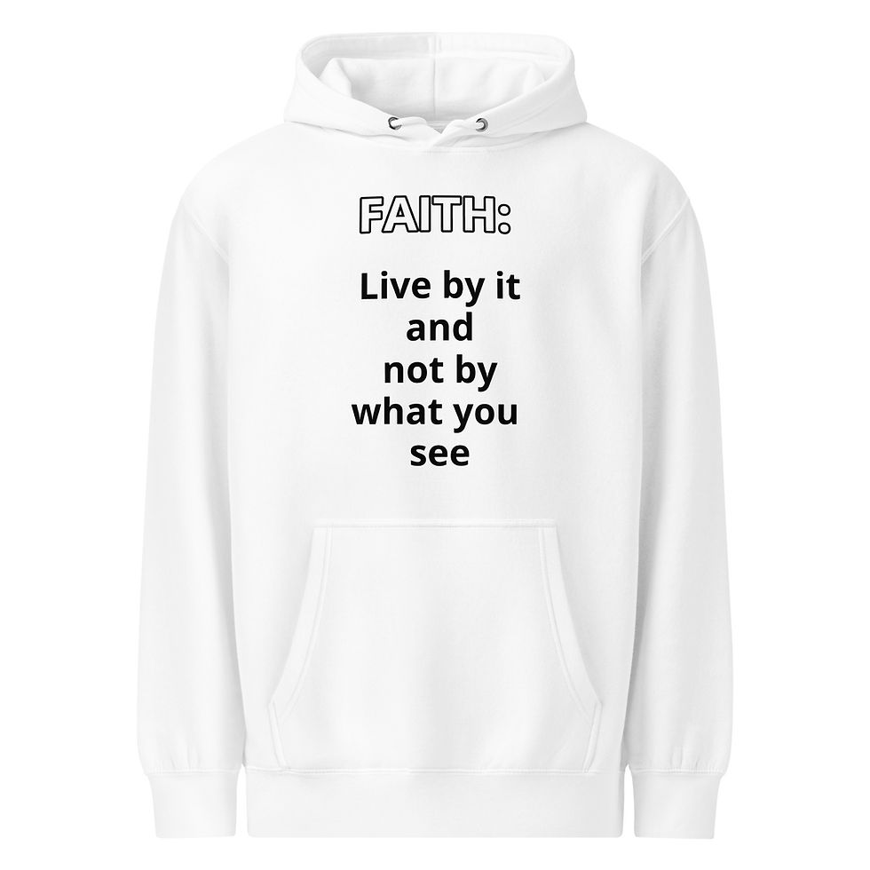 Thumbnail:  Faith Unisex premium mid-weight hoodie