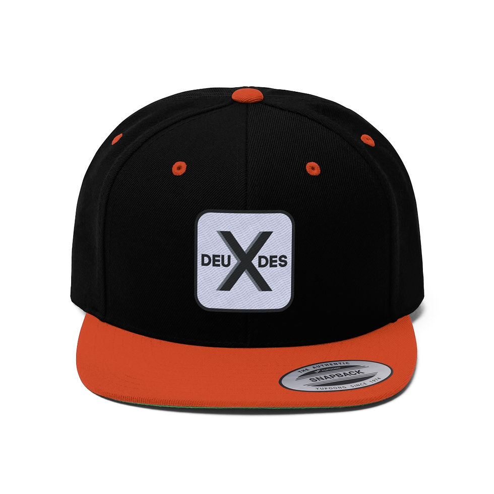 Thumbnail: DEUXDES X Logo Flat Bill Hat