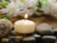 Relaxing Spa With Candle