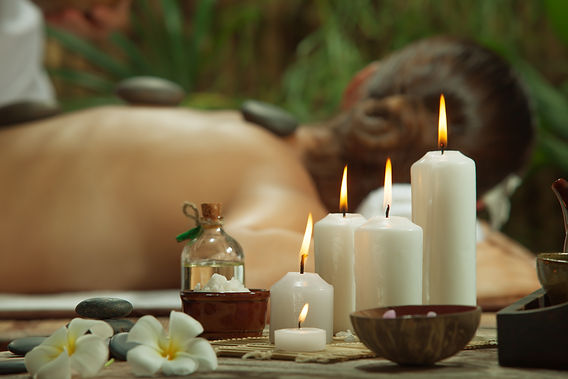 Woman Relaxing in Massage Spa