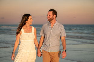 Couples photography at sunset on the Emerald Coast photographed by Sunset Photography