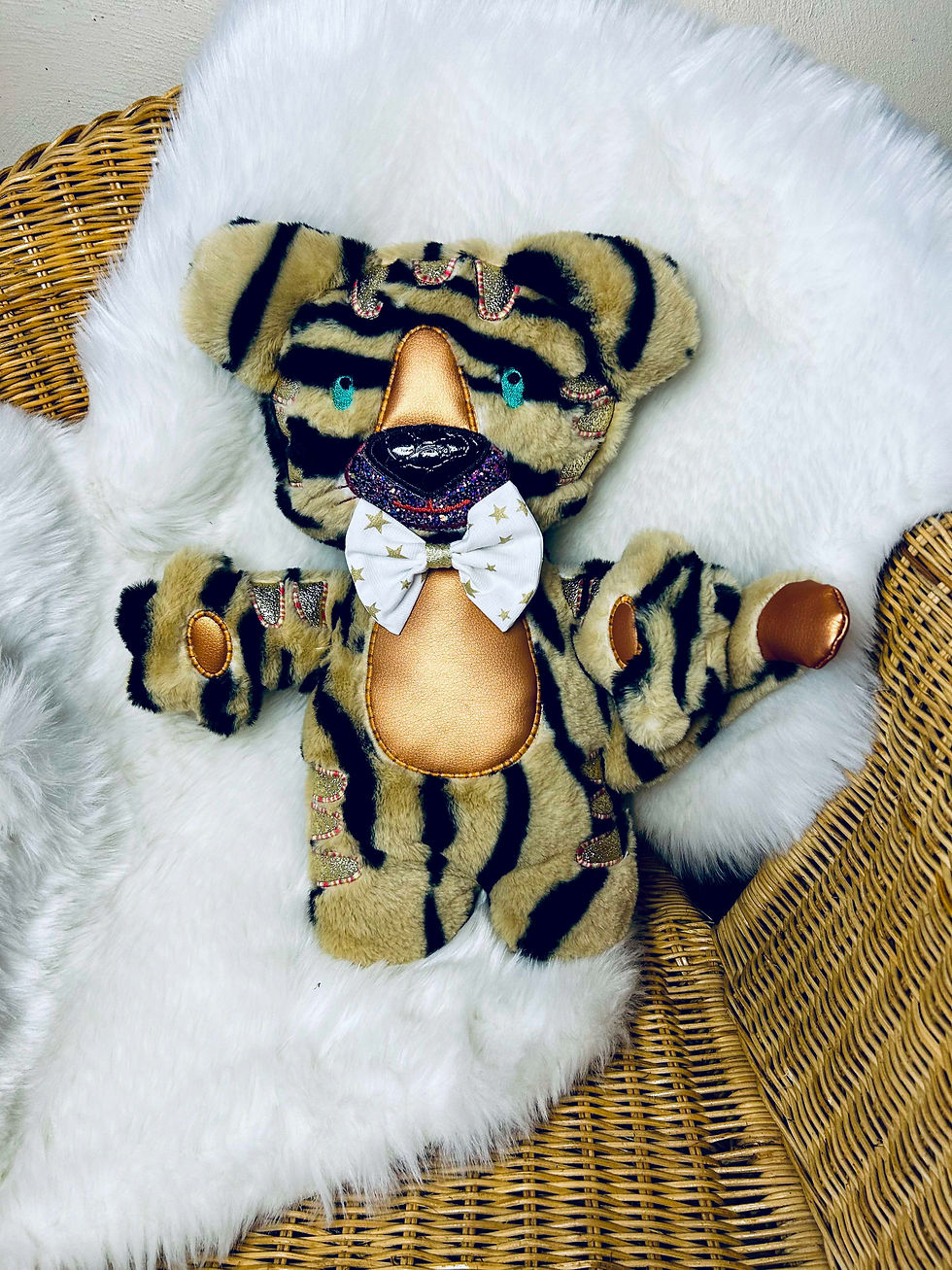 Miniature : Patron PDF Peluche Padi grand tigre version Broderie et SVG