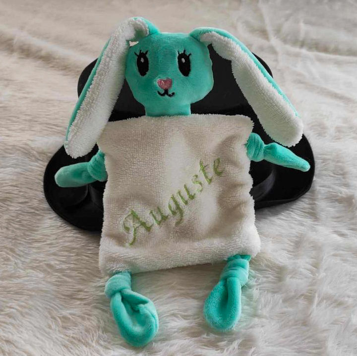 Miniature : doudou lapin peluche bebe