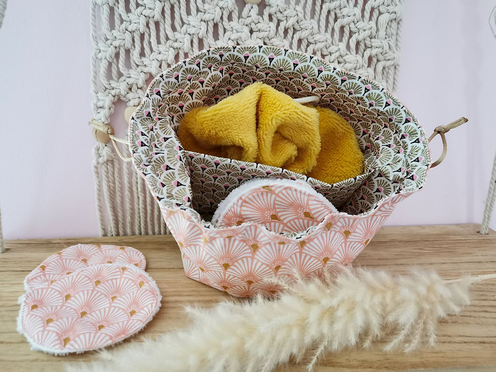 Miniature : pochon double compartiment 