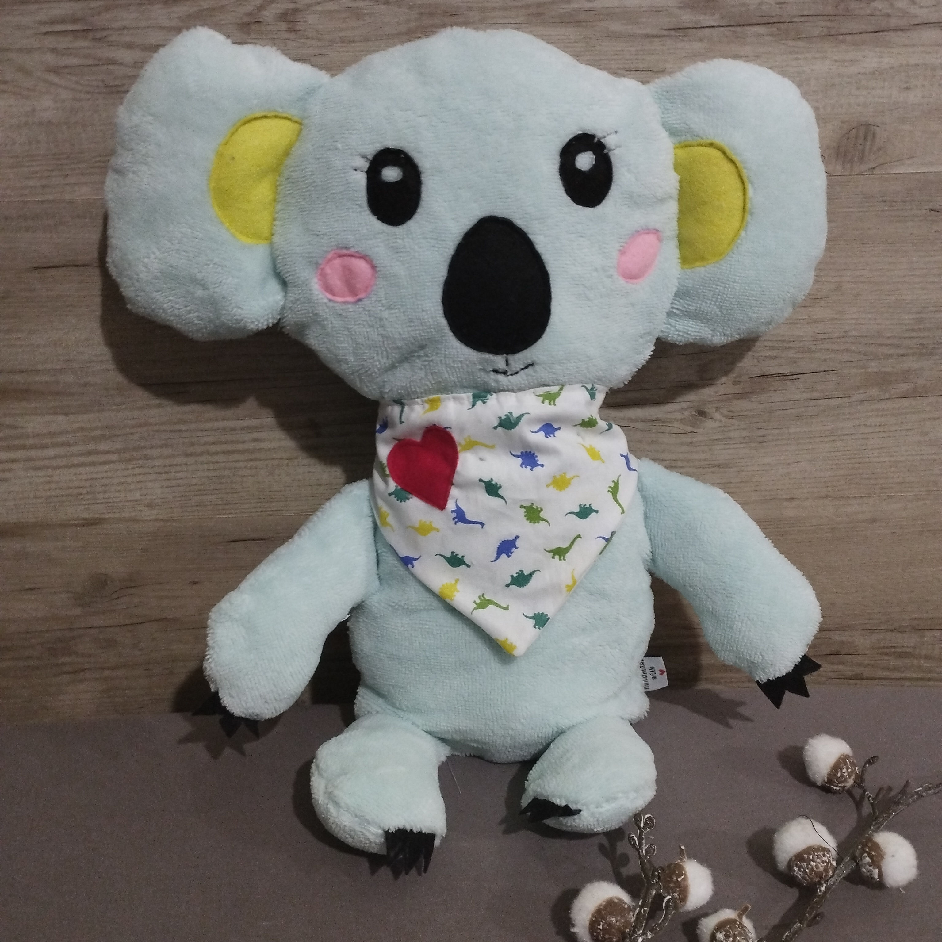 Patron PDF Peluche Tchip petit koala version Broderie et SVG