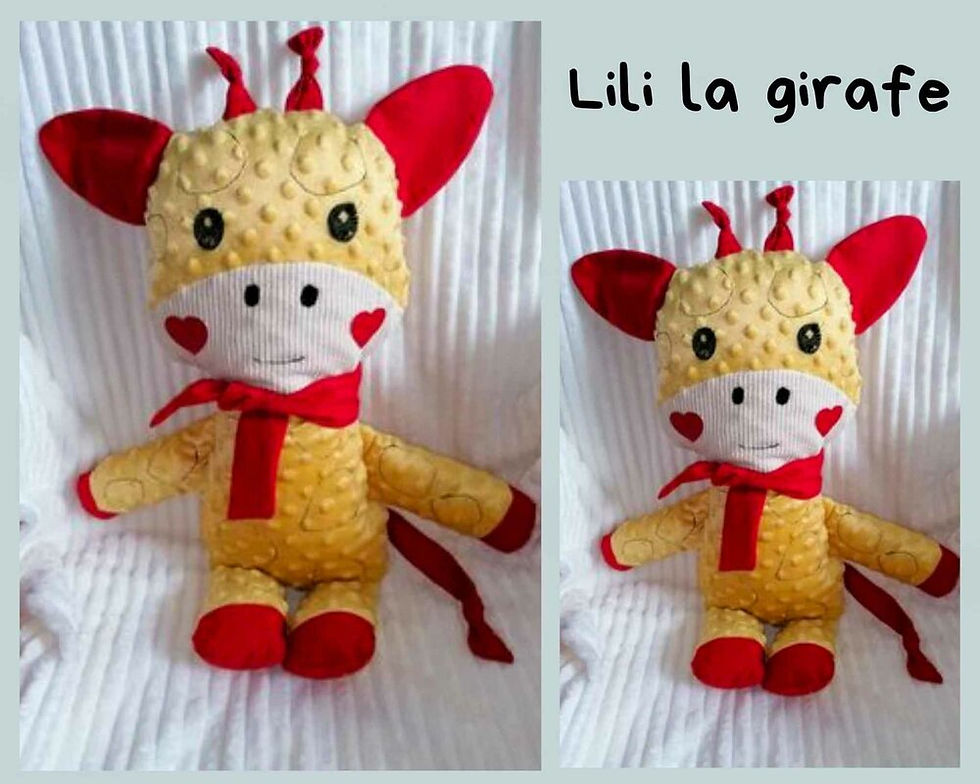 Miniature : peluche girafe doudou bebe