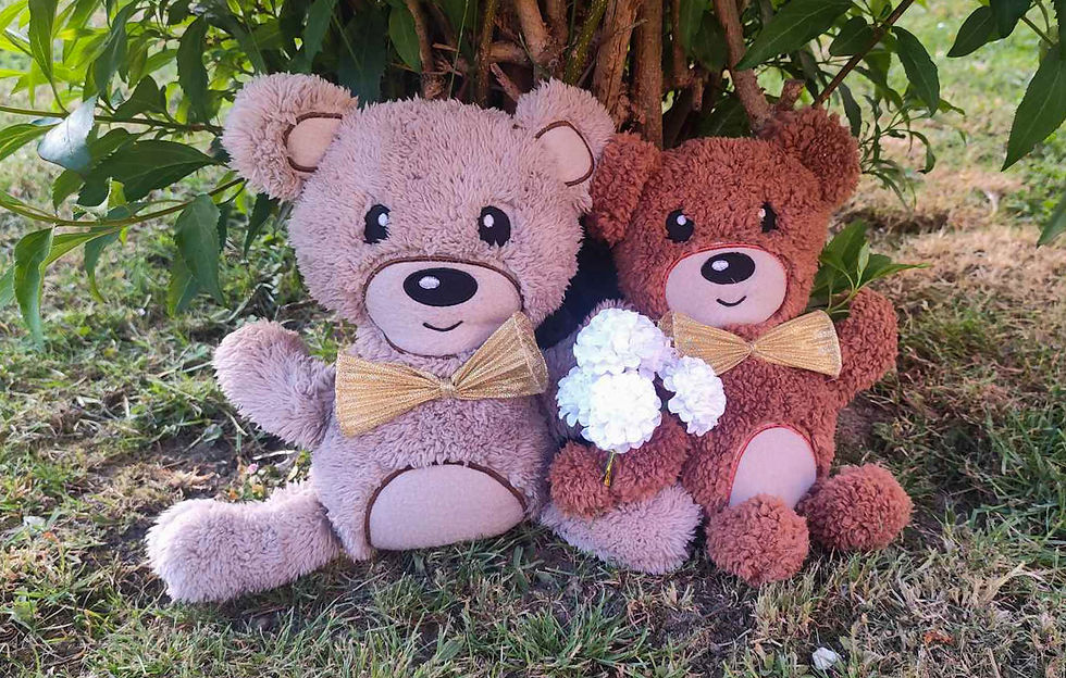 Miniature : Patron PDF Peluche Milo grand ours Broderie
