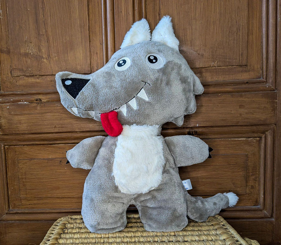 Miniature : Patron PDF Peluche Pilou le loup version Broderie