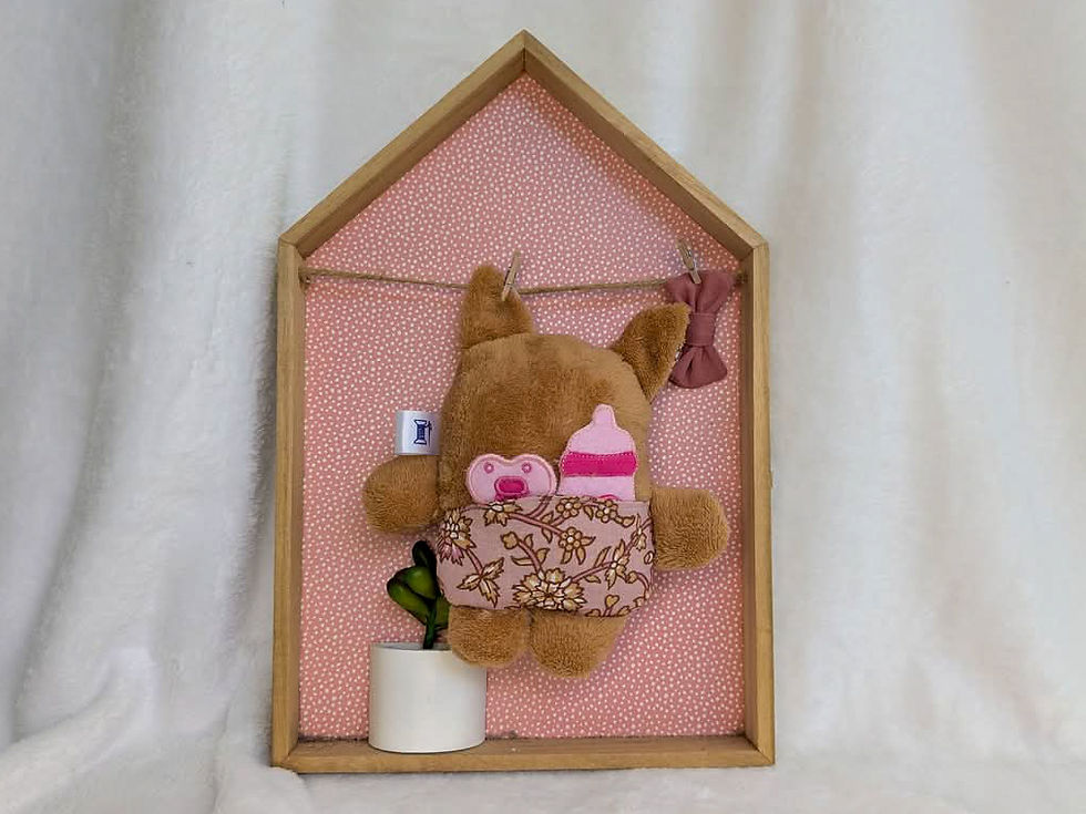 Miniature : Patron PDF Peluches Mila le chat et bébé chat version Broderie