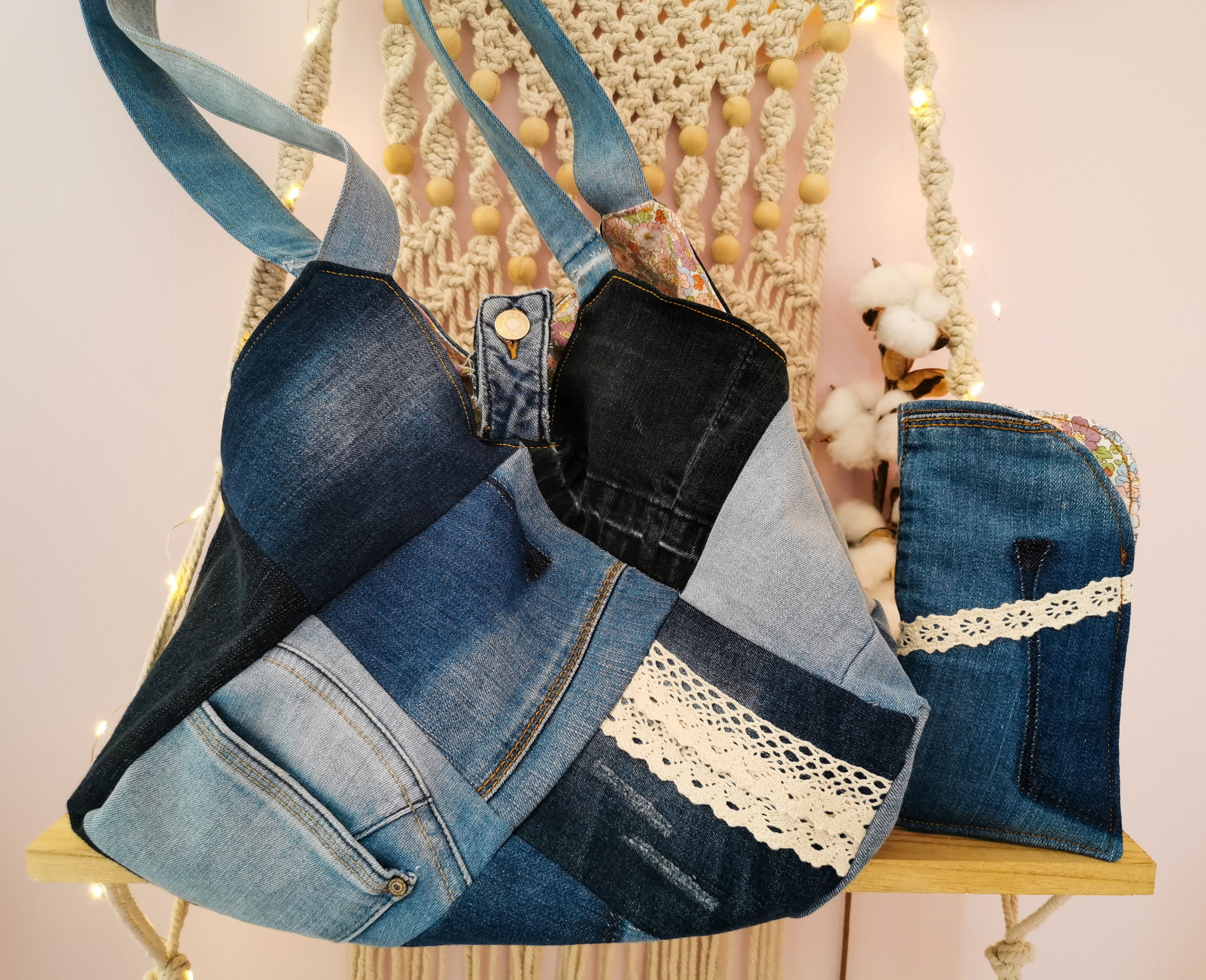 sac upcycling denim jeans