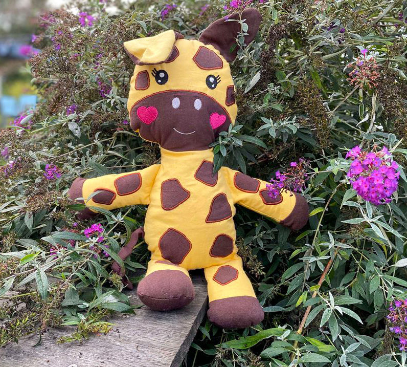 girafe doudou peluche