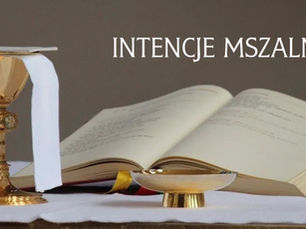INTENCJE MSZALNE 26.7-2.8.2026