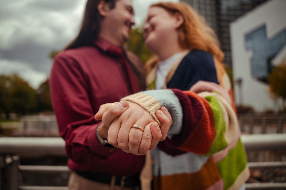 How to Pick the Perfect Outfits for a Moody Fall Engagement Shoot