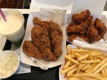 Fried Chicken and Cheese Tea in Chinatown