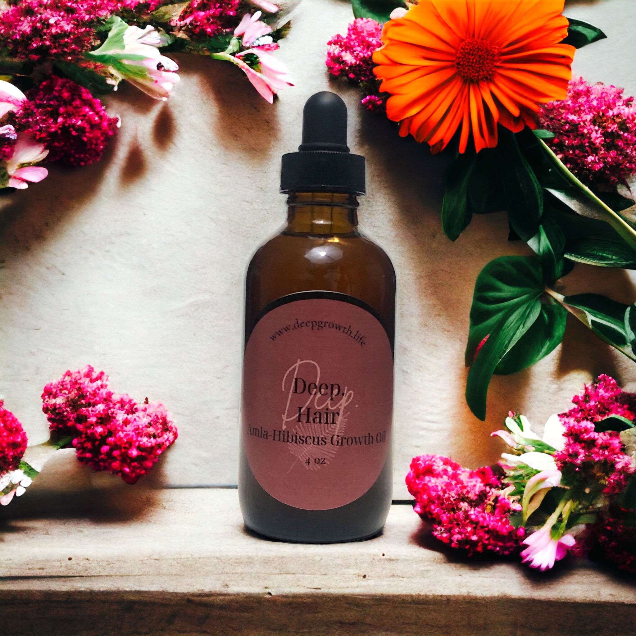 4 oz Amla-Hibiscus Hair Growth Oil