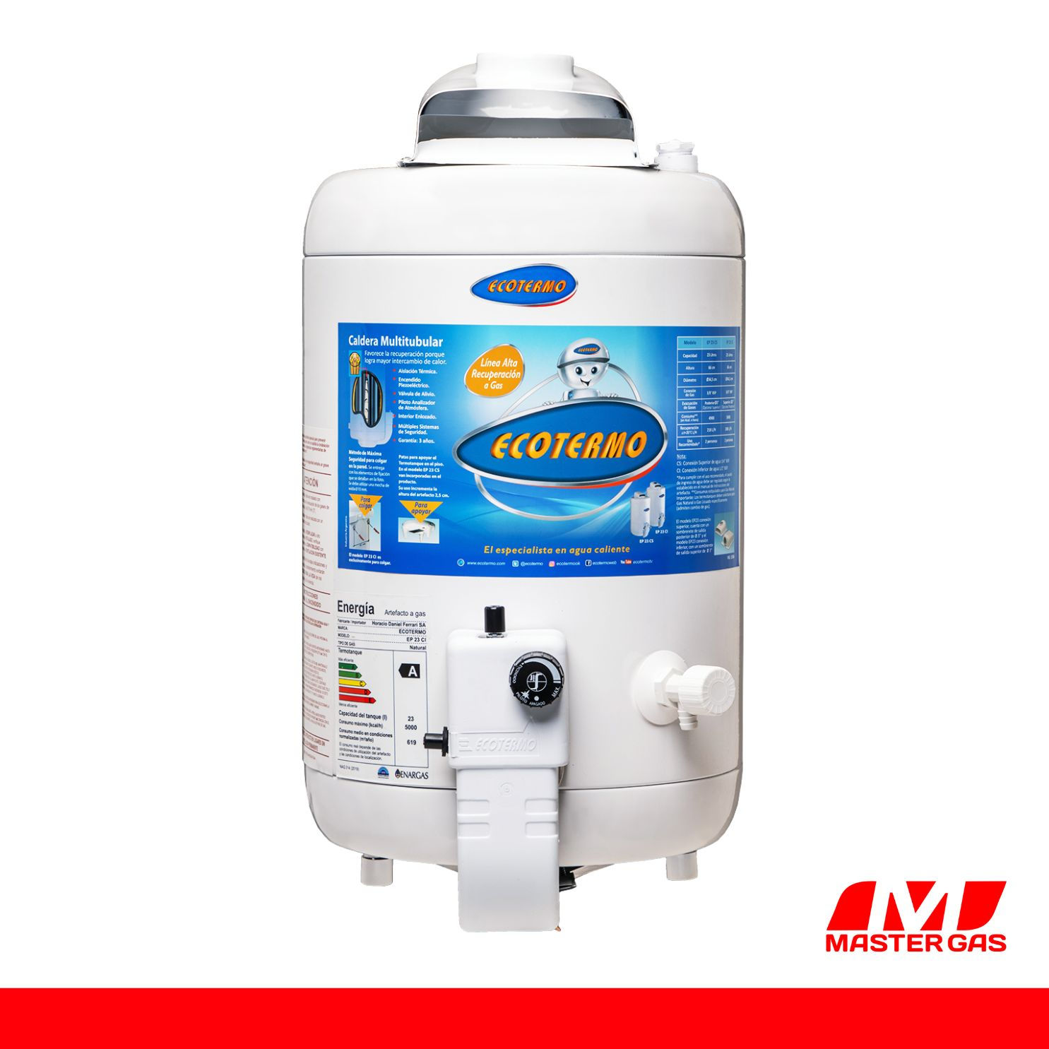 Termotanque a Gas EP 23 C/SUP