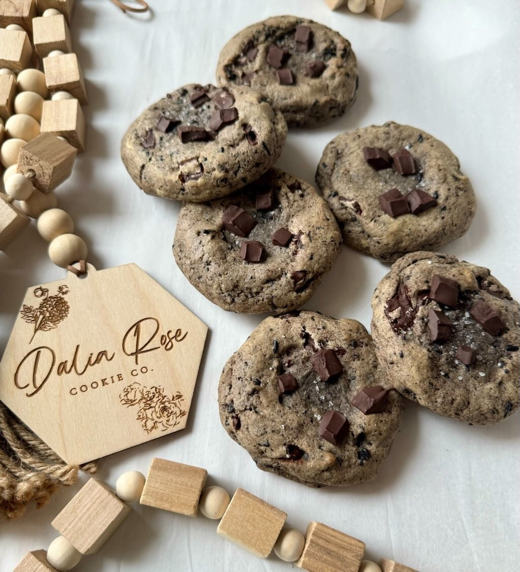 Dark Chocolate Sea Salt Cookies
