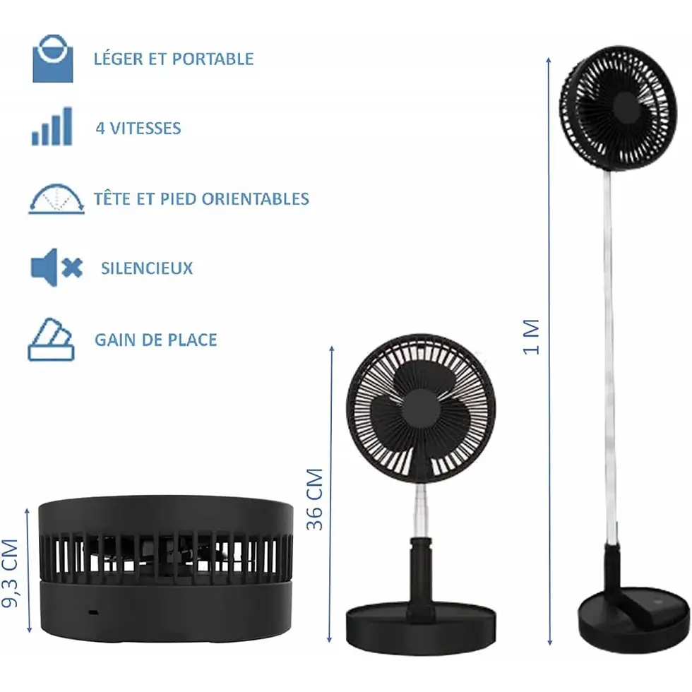 Miniature : Ventilateur Portable E Dream - 24H d'Autonomie 
