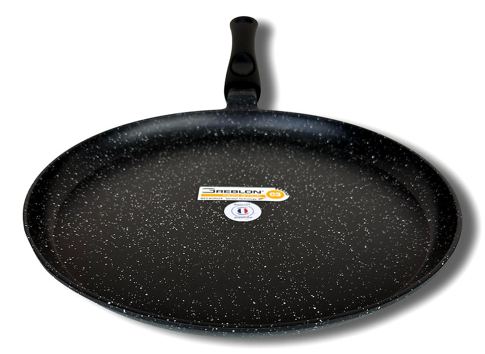 Miniature : Cflagrant® Poêle à Crêpes / Crêpière Façon Pierre Tous Feux Induction