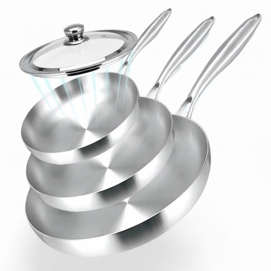 Miniature : Cflagrant Couvercle Universel Multi-Diamètres en Verre et Inox