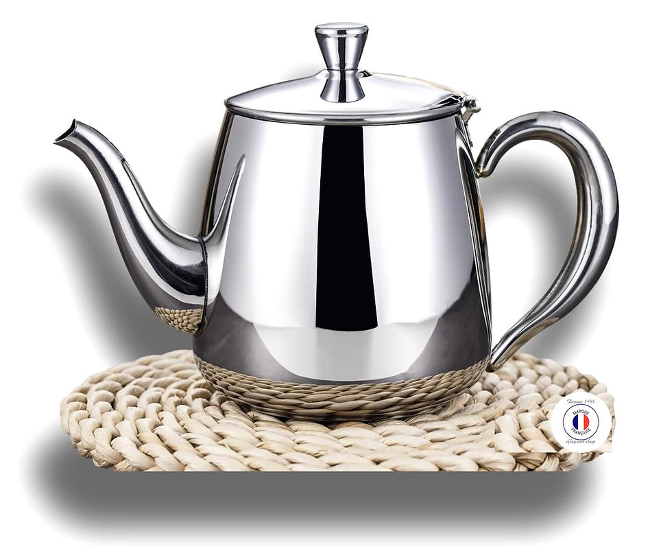 Miniature : Théière Induction en Acier inoxydable de qualité Premium