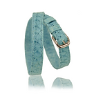 RM101 jewelry leather strap blue salmon - price: € 290,00