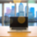 Laptop in office