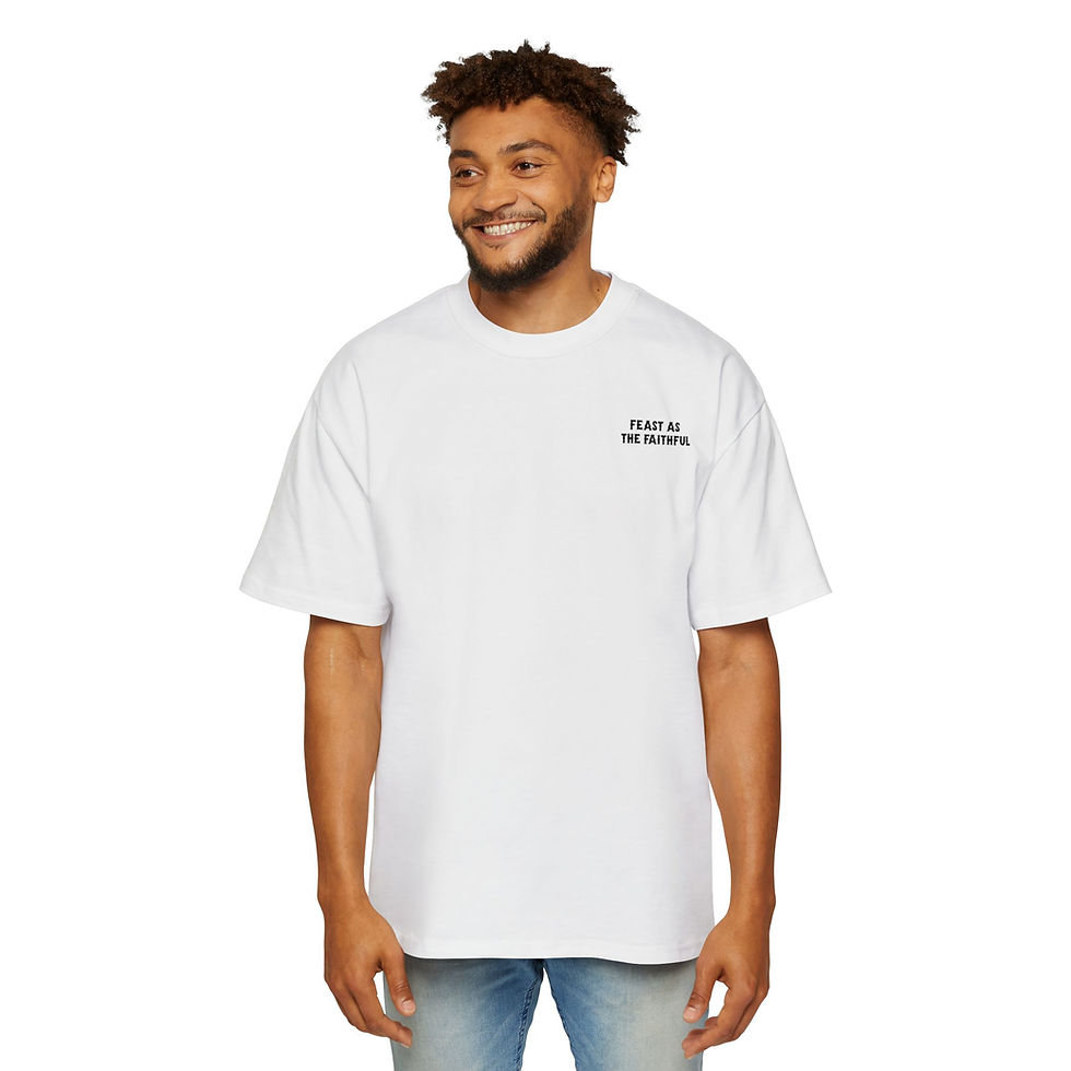 Thumbnail: Feast as the Faithful Men's Heavyweight Tee