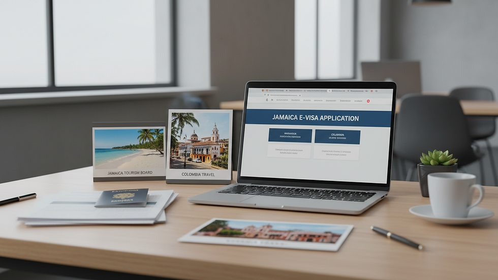 Vue rapprochée d'un bureau moderne avec documents et ordinateur portable