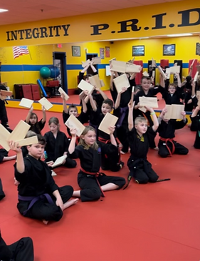 Belt Promotion for American Karate in Ellington, CT 