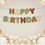 Küçük resim: Happyland Happy Birthday Retro Renkli Dekoratif Banner Duvar Süsü Retro Konsept