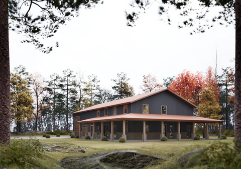 Barndominium Rendering