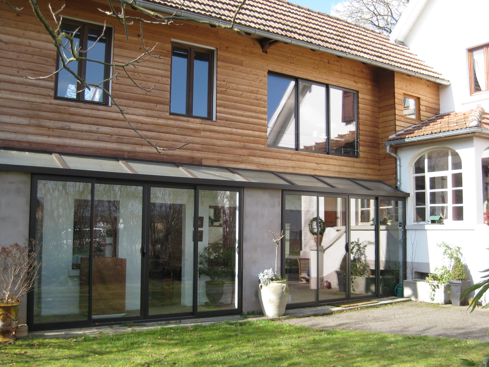 L'atelier vu du jardin