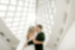 The Milwaukee Art Museum features pretty bright light for any Milwaukee Wedding.