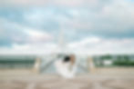Wedding reception inside Milwaukee Art Museum with modern design details.