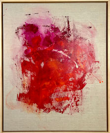 Secrets Series - Abstract - red, magenta, orange