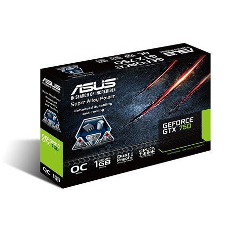 750 1gb Asus Gtx 750 Oc Asus GTX-750TI-OC-2GB GTX750TI GTX 750TI