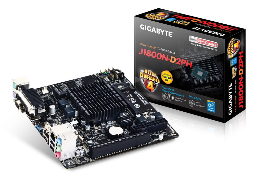 Tarjeta Madre GIGABYTE GA-J1800N-D2PH Con Celeron