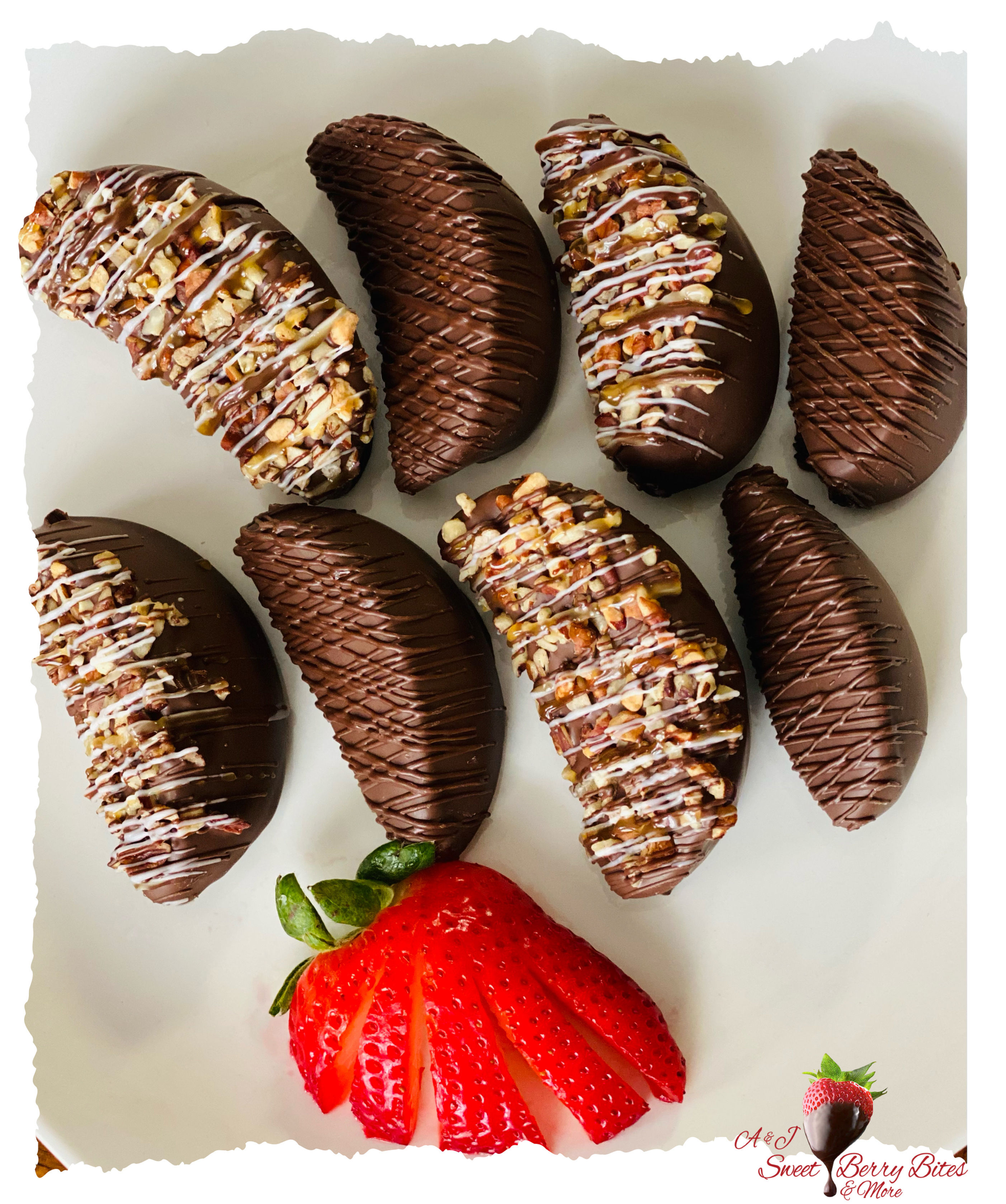 Chocolate Apple Wedges