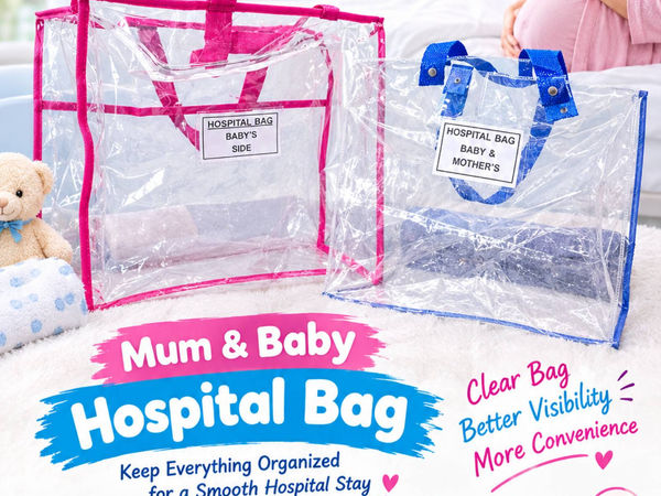 Nas Baby Store Mum & Baby Clear Hospital Bag Set