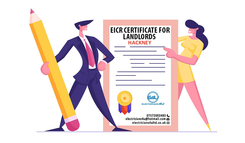 Eicr certificate for landlords Hackney